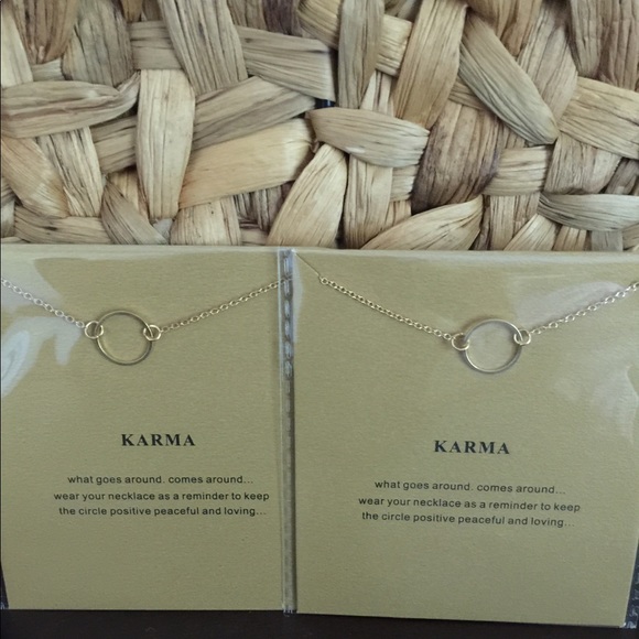 Set of 2 KARMA necklaces, New in package! - Picture 1 of 3